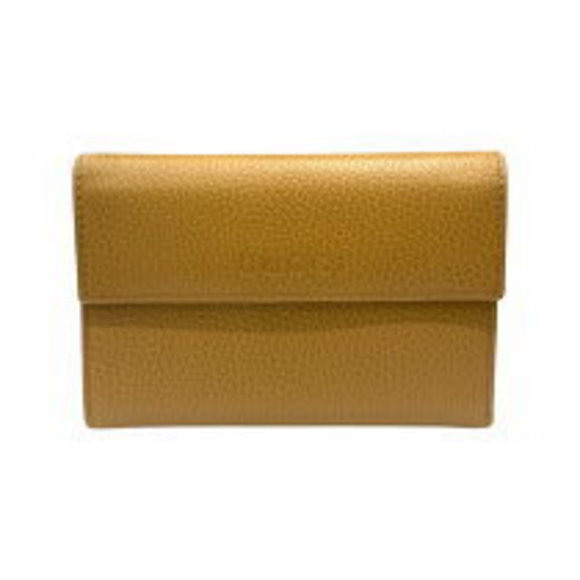 Gucci Wallet Leather Camel Tri - Picture 1 of 7